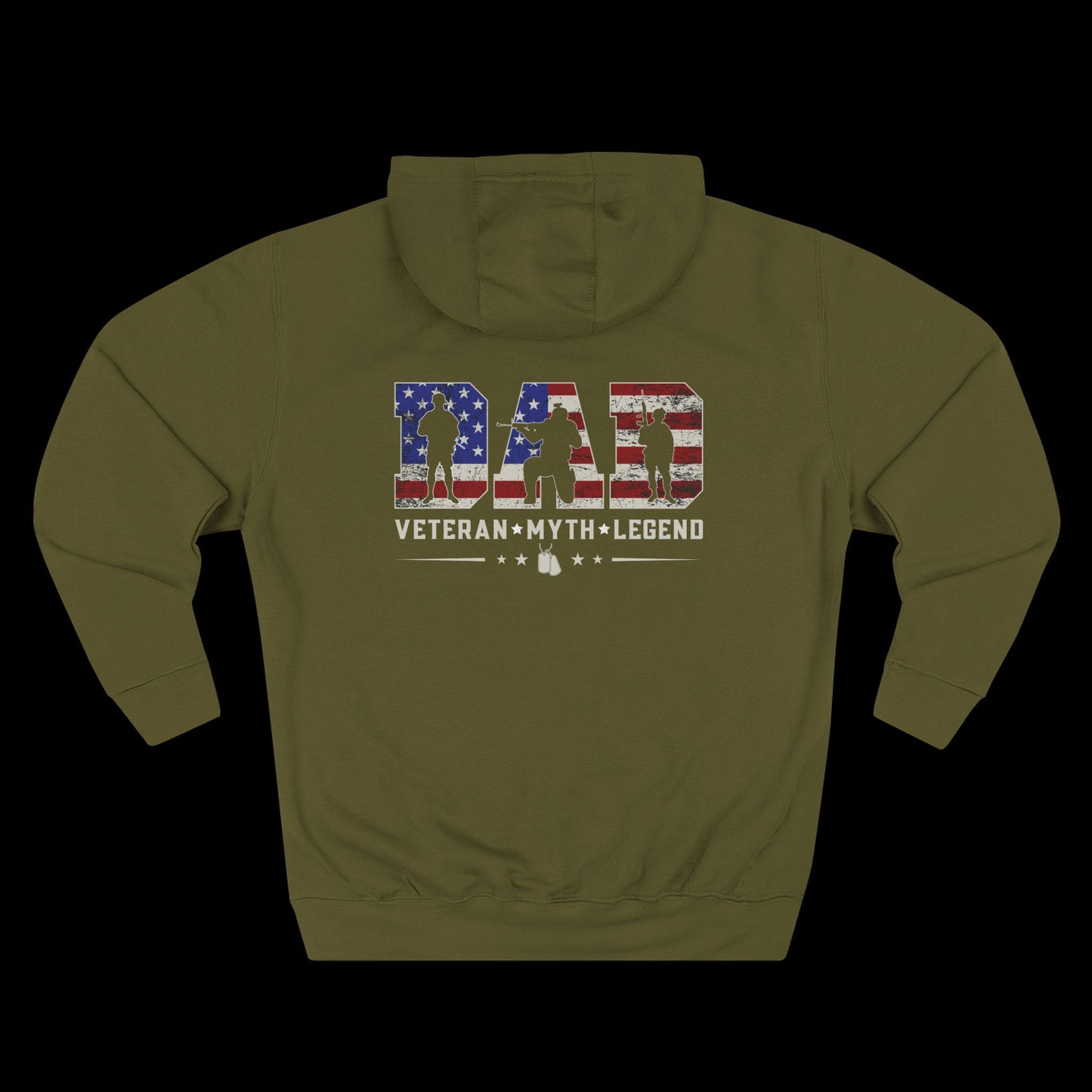 Dad – Veteran, Myth, Legend Hoodie