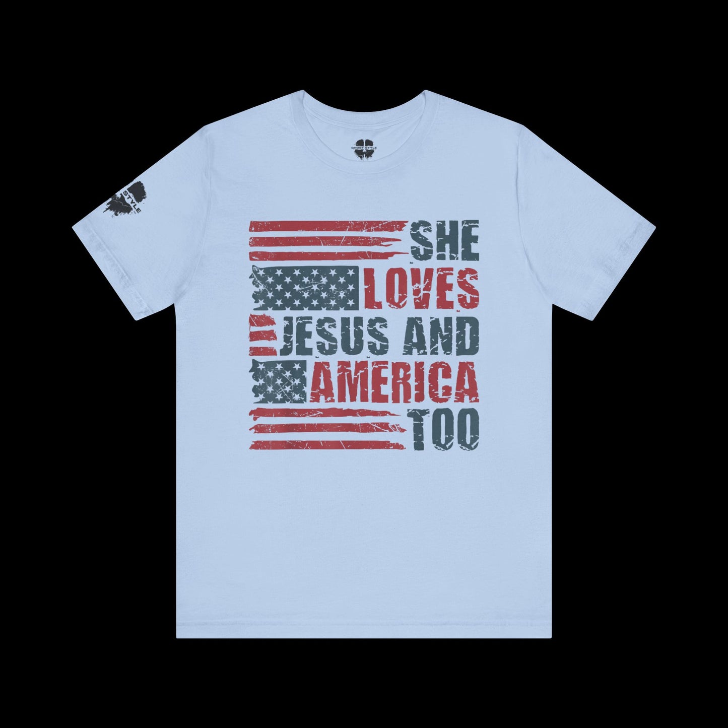She Loves Jesus and America Tee