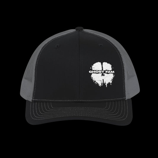 Embroidered "Ghost Fam" Trucker Cap