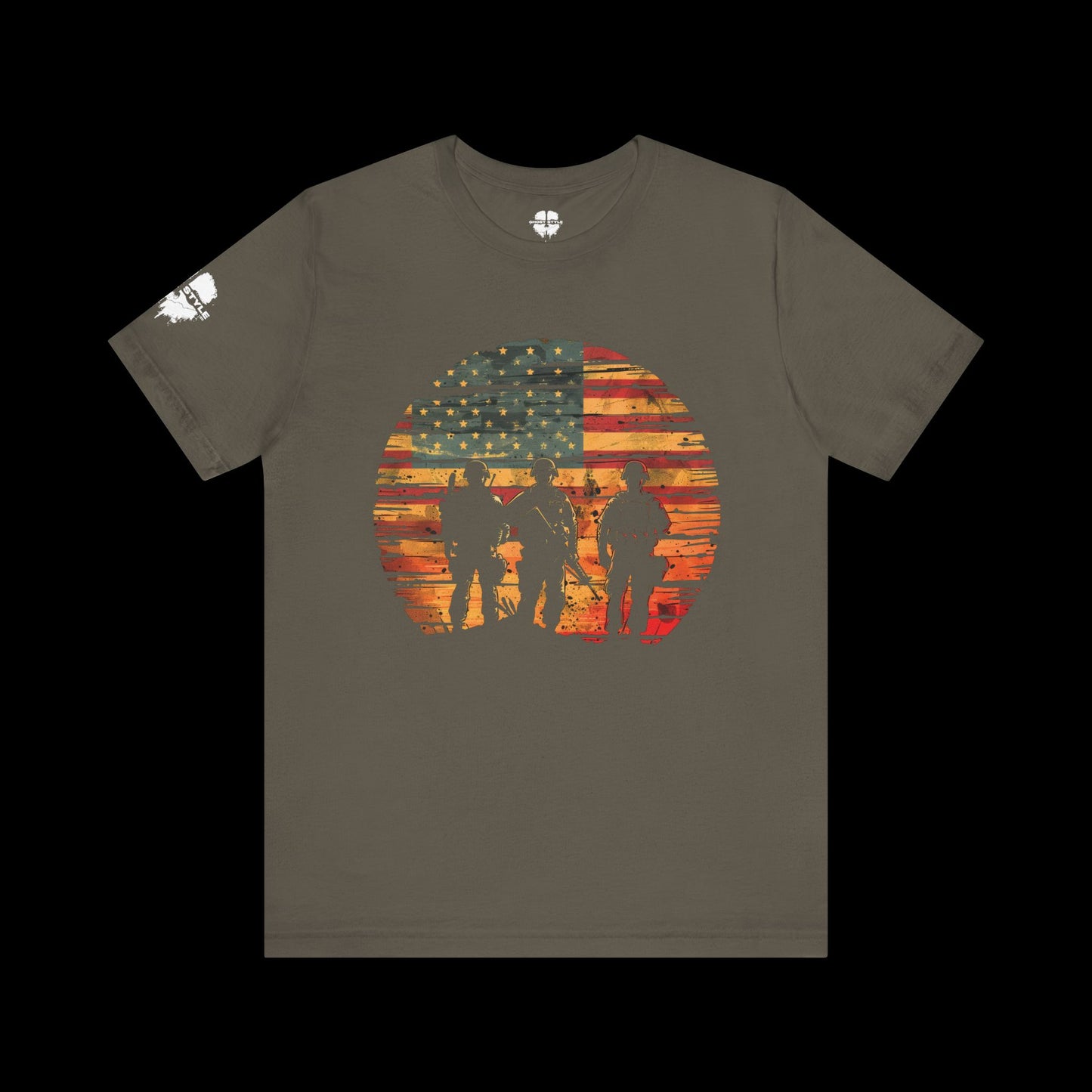 Patriotic Military Tribute Tee
